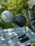 Paire de lampes space age
