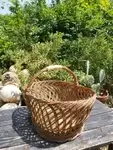 Panier ancien en osier 