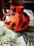 Petit vase en verre années 60 70 