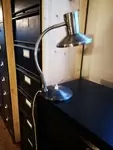 Petite lampe décapée 