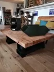 Pièce unique table basse 