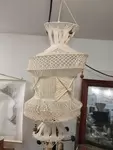 Plafonnier au crochet 70's