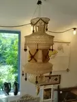 Plafonnier au crochet 70's