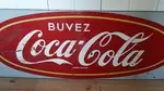 Plaque émaillée années 50 Coca Cola 