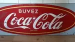 Plaque émaillée années 50 Coca Cola 