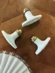 Poignées de porte art déco 