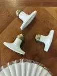 Poignées de porte art déco 