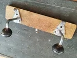 Porte manteaux deux patères vintage