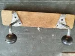 Porte manteaux deux patères vintage