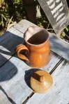 Pot à lait grès émaillé