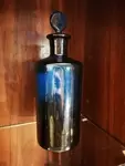 Pot pharmacie verre bleu valériane