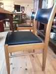Quatre chaises design scandinave 70s
