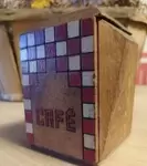 Rare boite à café bois