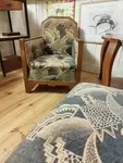 Salon art déco fauteuils et table 