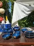 Service à thé émaillé
