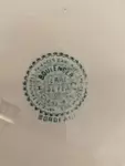 Service à vaisselle Terre de fer Bordeaux XXe