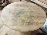 Table à thé marqueterie
