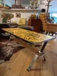 Table basse 70's Space age