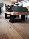 Table basse acier bois atelier brikbroc