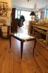 Table basse art déco miroir