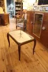 Table basse art déco miroir