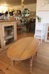 Table basse ovale 