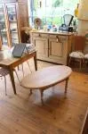 Table basse ovale 