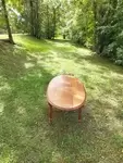 Table basse ovale 