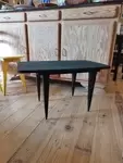Table basse pieds compas 70s