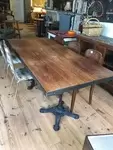 table bois et métal