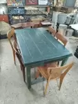 Table de ferme verte