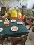 Table de ferme verte