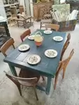 Table de ferme verte