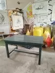 Table de ferme verte