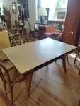 Table vintage années 60 artisanat français