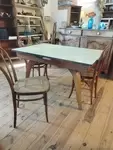 Table vintage années 60 artisanat français