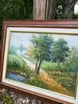 Tableau ancien peinture huile