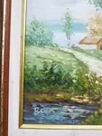 Tableau ancien peinture huile