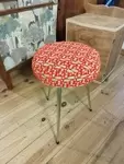 Tabouret 60s 70s relooké