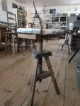 Tabouret atelier en bois à visser