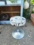 Tabouret tulipe chrome