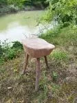 Tabouret vacher ancien 50's
