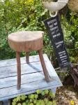 Tabouret vacher ancien 50's