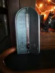 Thermomètre en étain