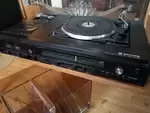 Tourne disque vintage années 70 