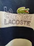 Tshirt brodé Lacoste 