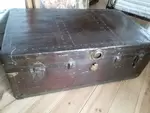 Valise rivetée cuivre et laiton