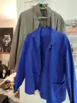 Veste De Travail Bleu De Travail Vintage