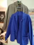 Veste De Travail Bleu De Travail Vintage