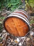 Vinaigrier en bois ancien